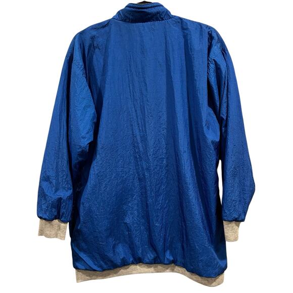 LEARSI Vintage Gray and Blue reversible sweatshirt jacket, women’s Size XL - Picture 12 of 16